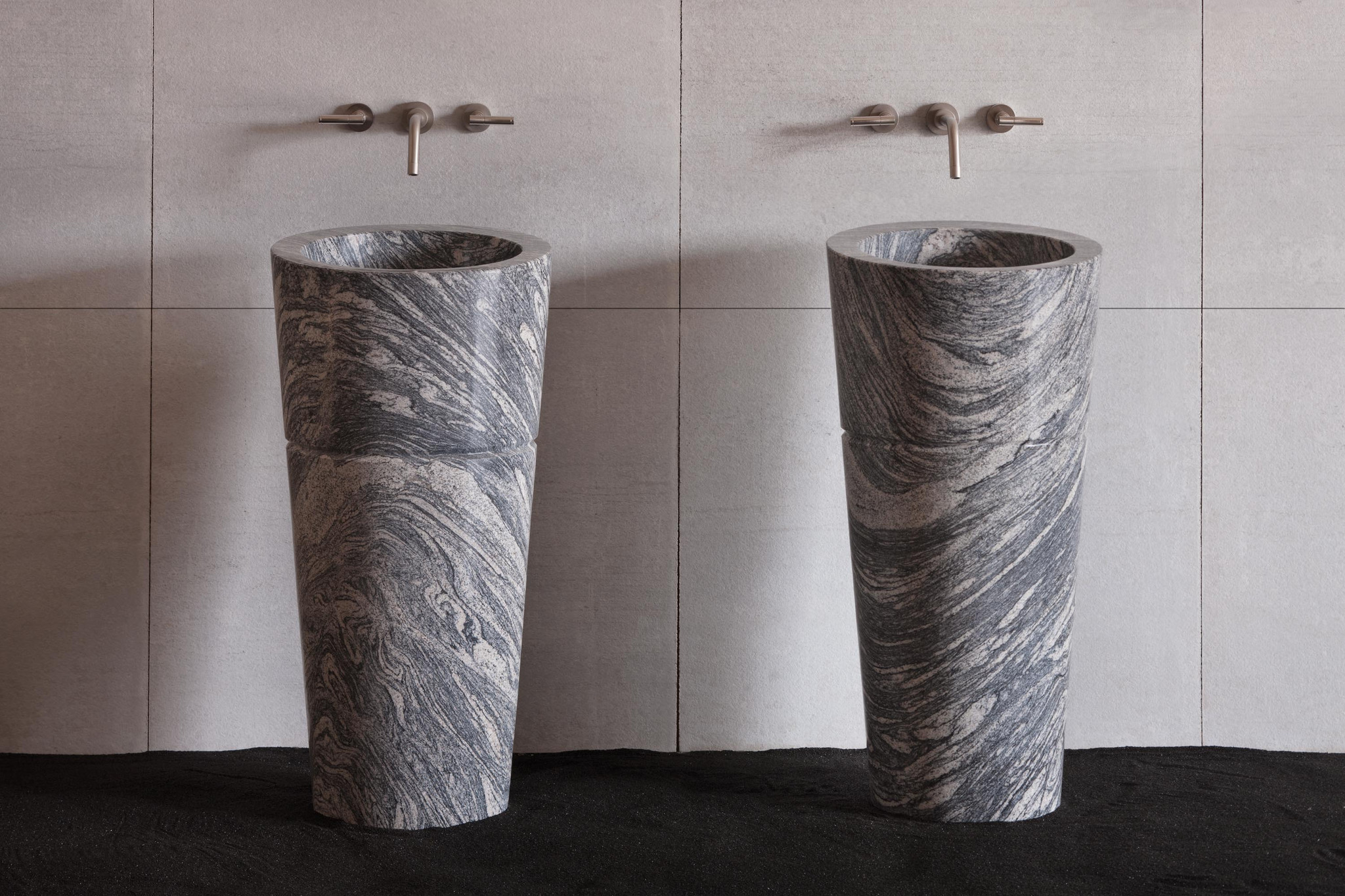 pedestal combo bathroom granite sink