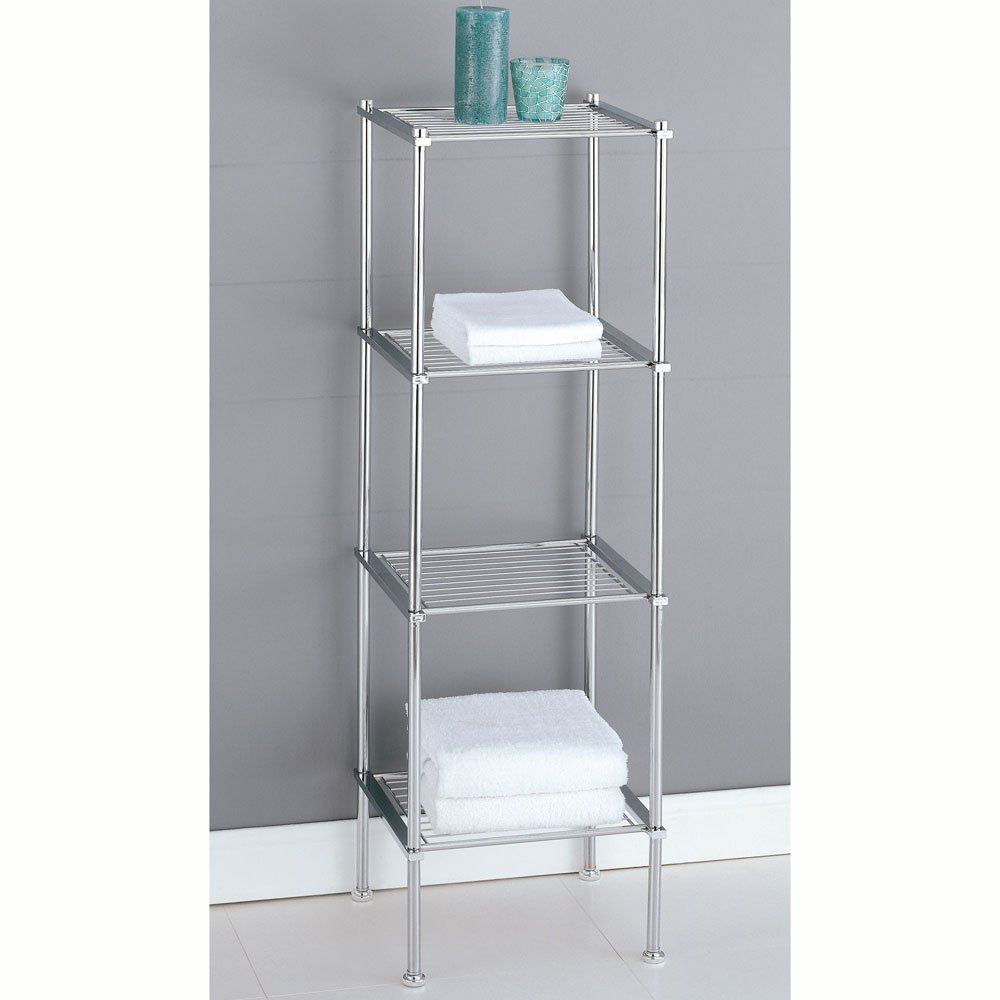 metal bathroom stand