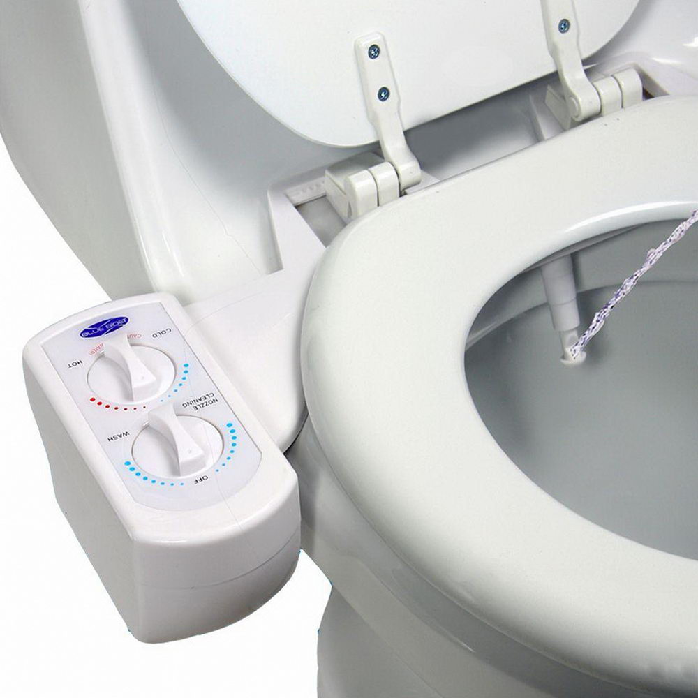 Non-electric Hot and Cold Water Attachable Bidet System