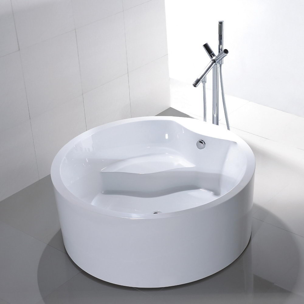 Freestanding Round White Acrylic Bathtub Amazing Round Bathtub Best