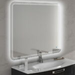 Amazing Bathroom LED Square Mirror