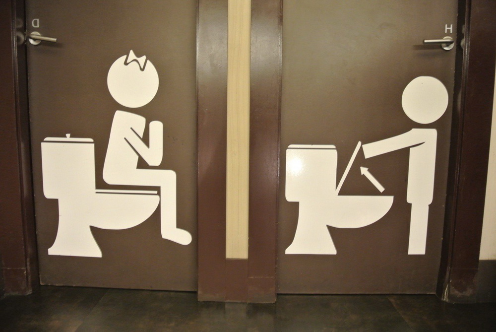 A Toilet Sign Can Be Fun