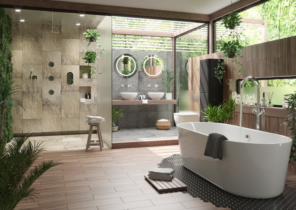 Eco-Friendly Elegance: Sustainable Bathroom Decor