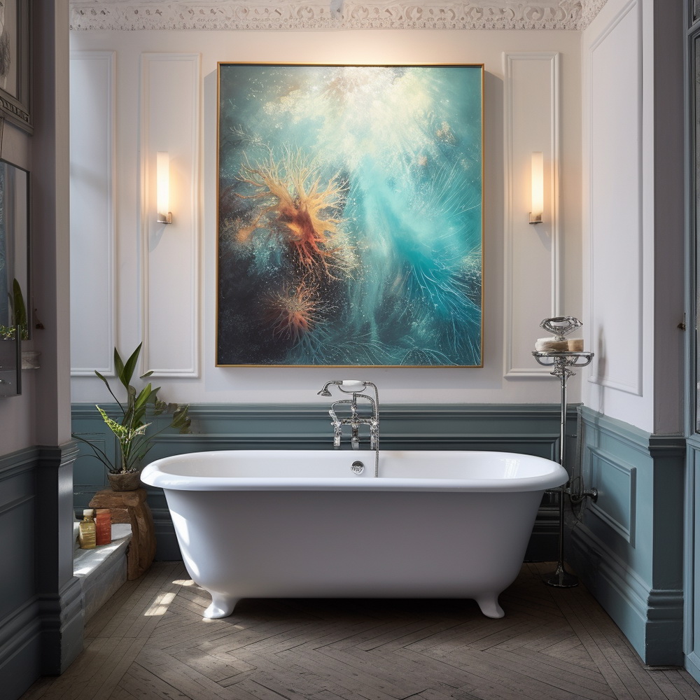 Bathroom Canvas Elegance Unveiled