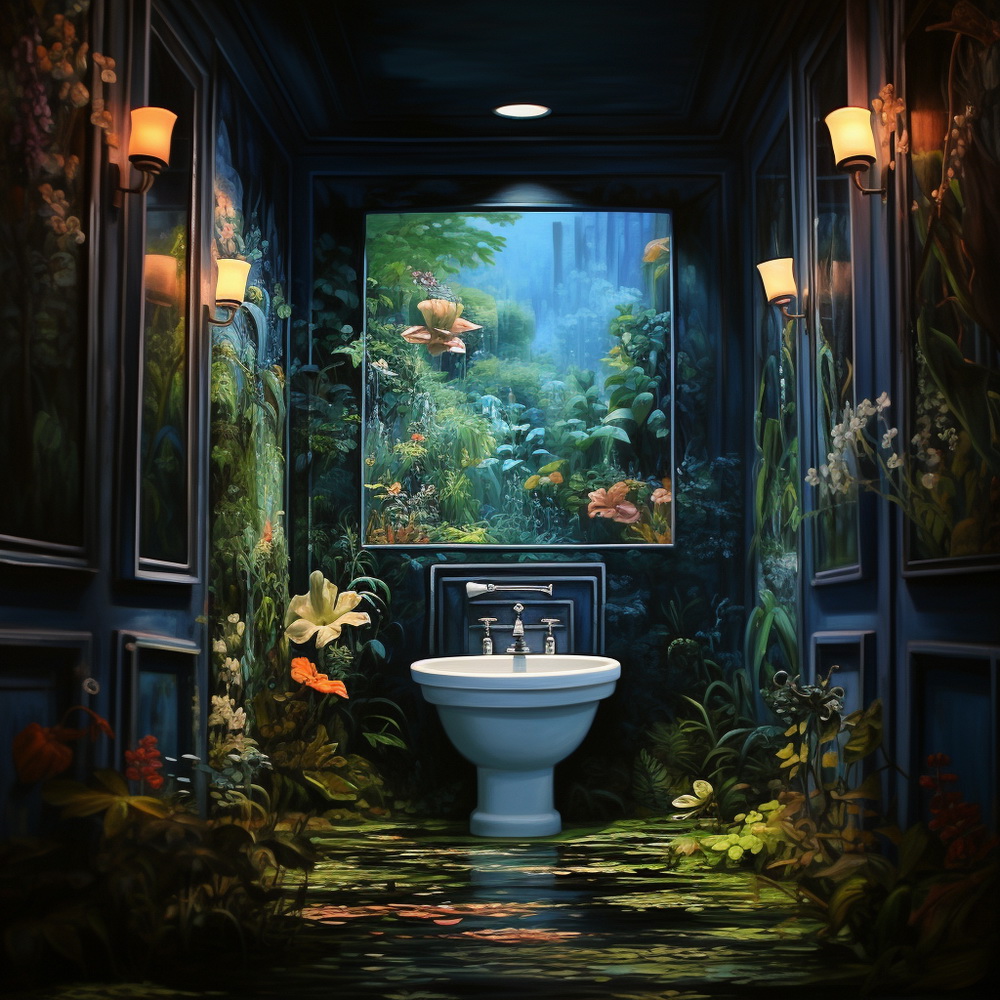 Bathroom Magic in Full Bloom