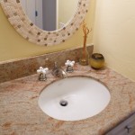 bathroom sink granite countertop