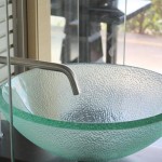bathroom sinks glass bowls