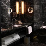 black marble tile bathroom