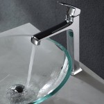 clear glass vessel bathroom sinks