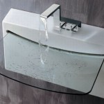 glass bathroom sink