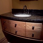 granite bathroom sinks countertops