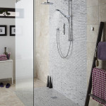 marble tile shower walls