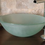 vessel glass sink