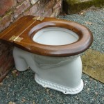wood effect toilet seat