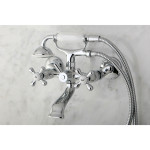 clawfoot tub wall mount faucet