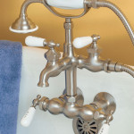 faucet for clawfoot tub with shower attachment