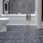 grey bathroom floor tile