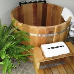 japanese soaking tub wood