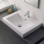 small square undermount bathroom sink