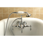 wall mount clawfoot tub faucet