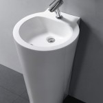 round pedestal sink