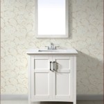 30 inch white bathroom vanity