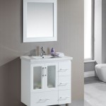 small white bathroom vanity
