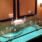 Bathrooms with Glass Countertop