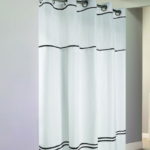 Fabric Minimalist Shower Curtain
