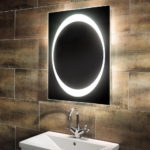Luxury Oval Mirrors with LED Light for Bathroom