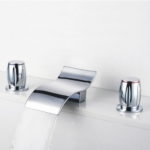 modern unique shaped bathroom faucet design