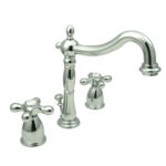 2 Handle Widespread Chrome Bathroom Faucet