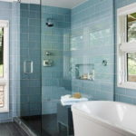 Awesome Bathroom Glass Shower Tiles