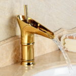 Contemporary Brass Bathroom Faucet