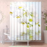 Contemporary Unique Shower Curtain