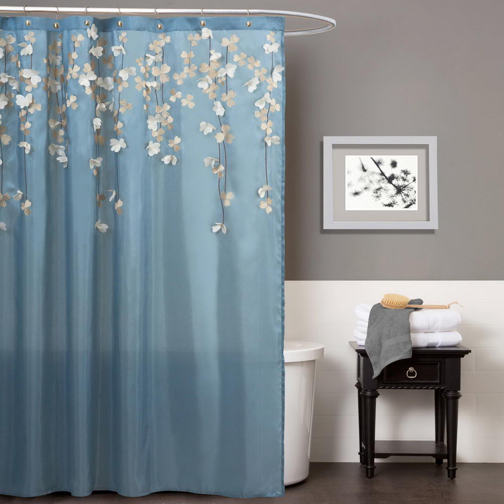 Light Blue Shower Curtain - Blue Shower Curtains – Choosing the Best ...
