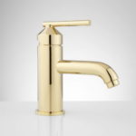 Golden Brass Bathroom Faucet
