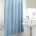 Light Blue Shower Curtain