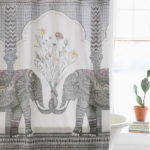 Magical Thinking Elephant Shower Curtain