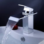 Single Handle Waterfall Bathroom Faucet