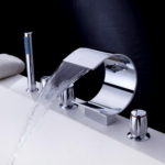 Unique Style Waterfall Bathroom Faucet