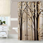 Unique Tree Shower Curtain