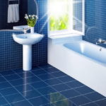 Vintage Blue Bathroom Tiles