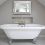 Acrylic Double Ended Clawfoot Tub