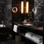 Black Tile Bathroom