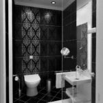 Cool Black Tiles in Bathroom Ideas