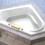 Fancy Perfect Corner Bathtub Design