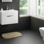 Ultra Modern Bathroom with Black Tiles
