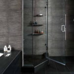 Small Bathroom Remodels In Black Theme