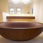 Wood Round Bathtub